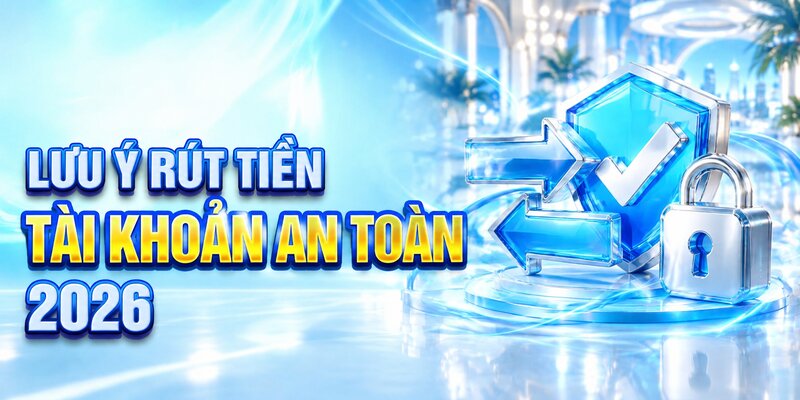 Lưu ý rút tiền tài khoản an toàn 2026